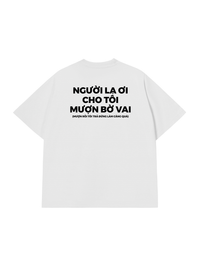 Áo Thun Relaxed Fit Mượn Bờ Vai
