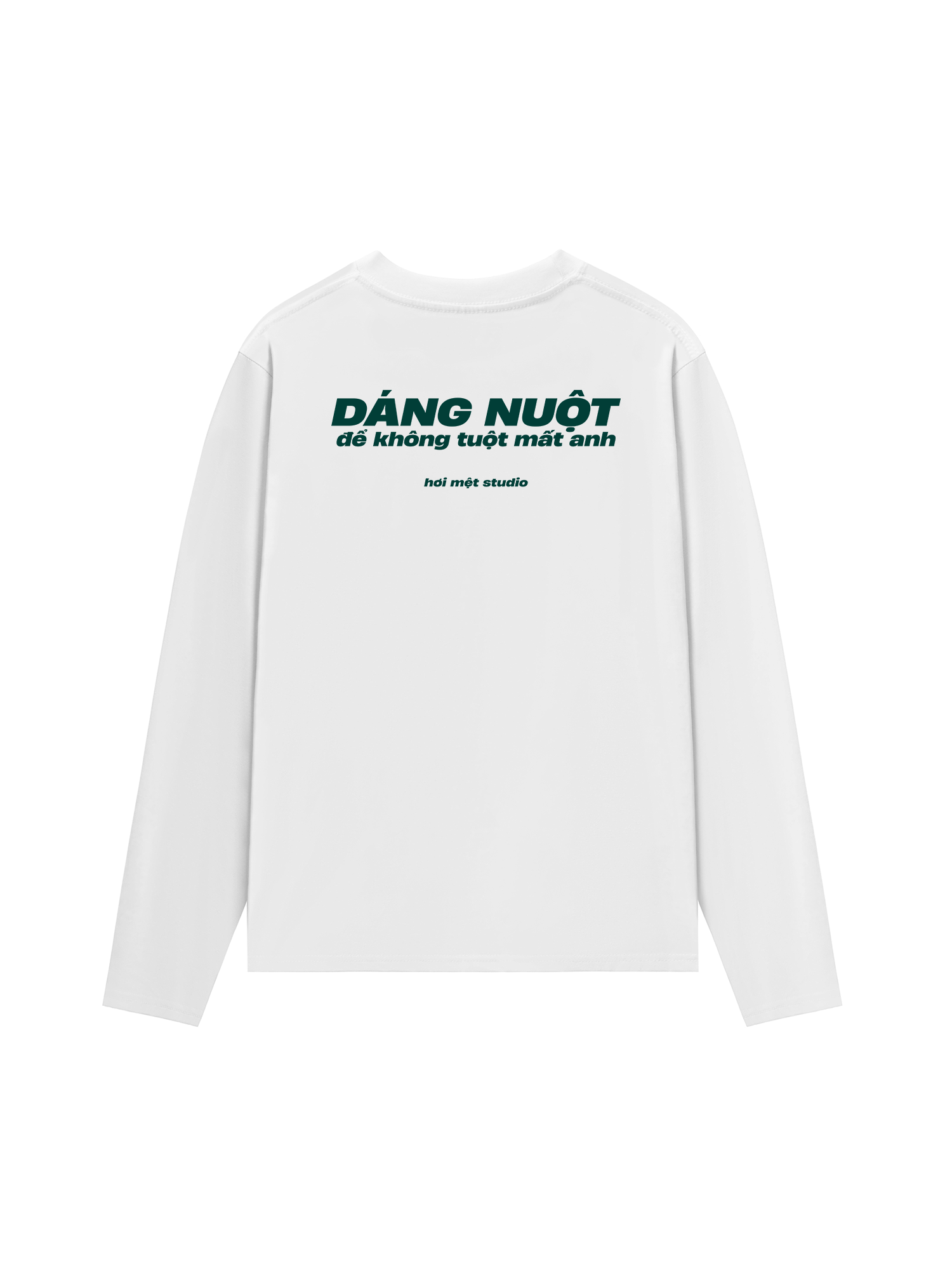 Áo Dài Tay Dáng Nuột Không Tuột Mất Anh