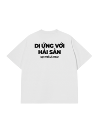 Áo Thun Relaxed Fit Dị Ứng Với Hải Sản