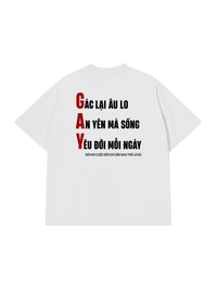 Áo Thun Relaxed Fit Gác Lại Âu Lo