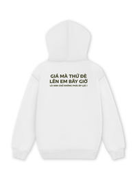 Áo Hoodie Nỉ Hai Da Đè Lên Em