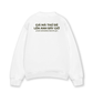 Áo Sweater Nỉ Hai Da Đè Lên Anh