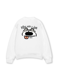 Áo Sweater Nỉ Hai Da Yêu Nữa Làm Chó