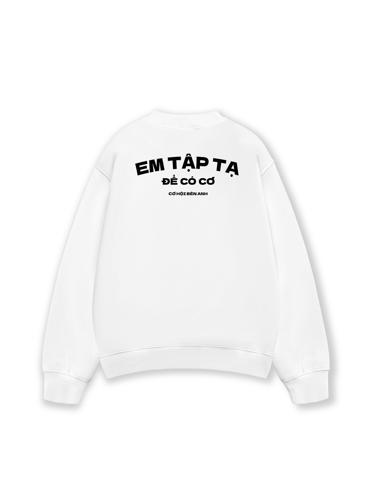 Áo Sweater Nỉ Hai Da Em Tập Tạ