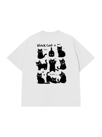 Áo Thun Relaxed Fit Cat Cute