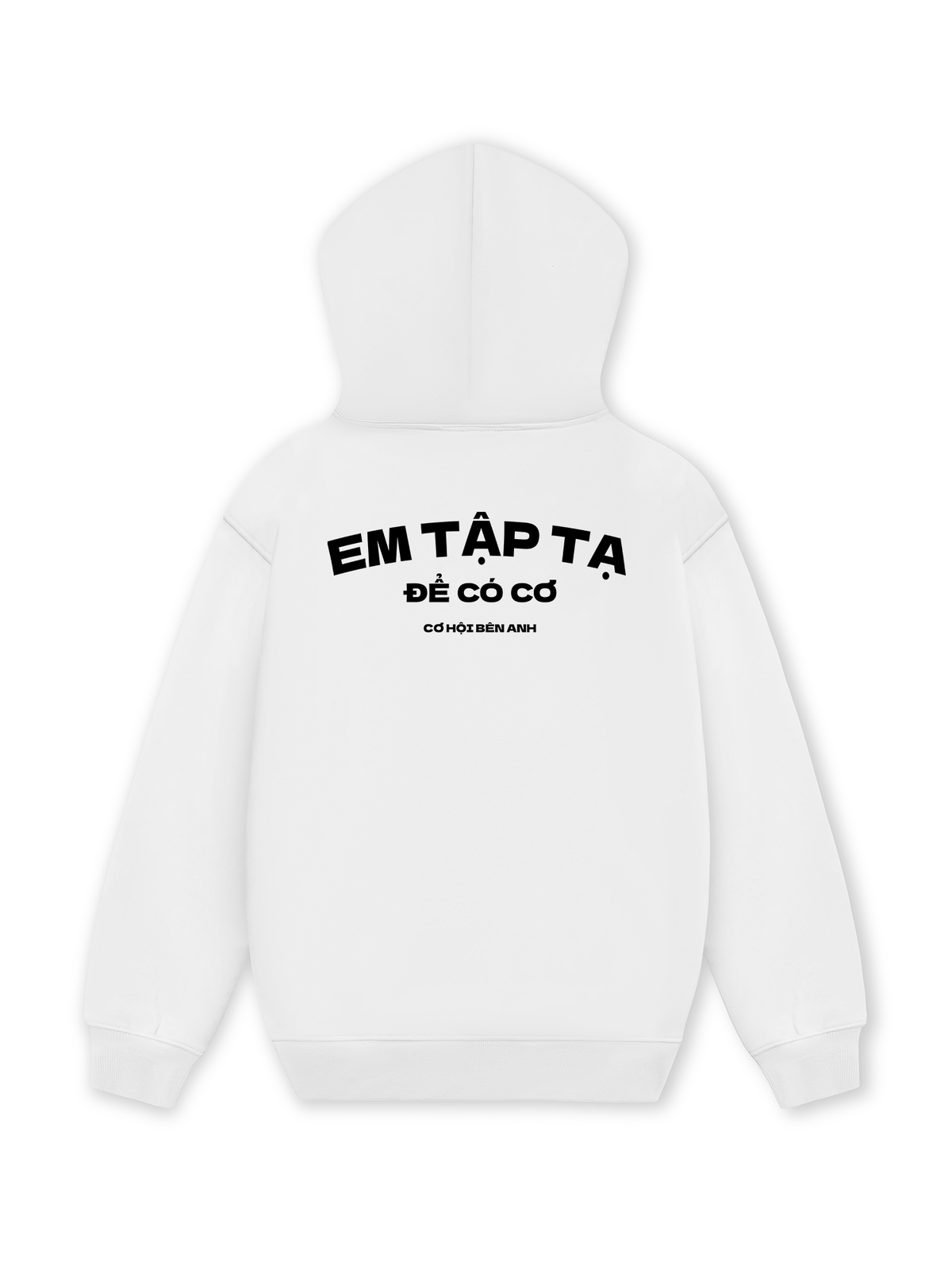 Áo Hoodie Nỉ Hai Da Em Tập Tạ