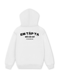 Áo Hoodie Nỉ Hai Da Em Tập Tạ