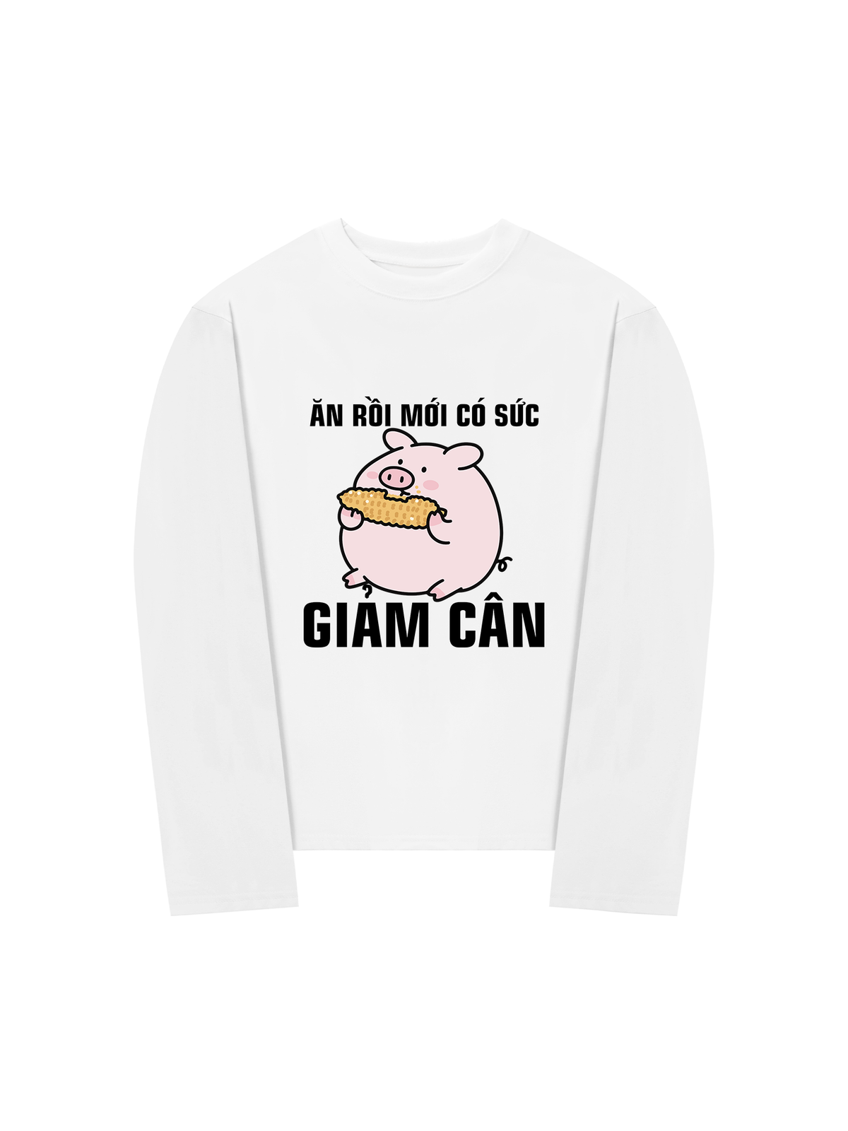 Áo Dài Tay Ăn Rồi Mới Có Sức Giảm Cân