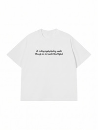 Áo Thun Relaxed Fit Không Làm Gì Cả