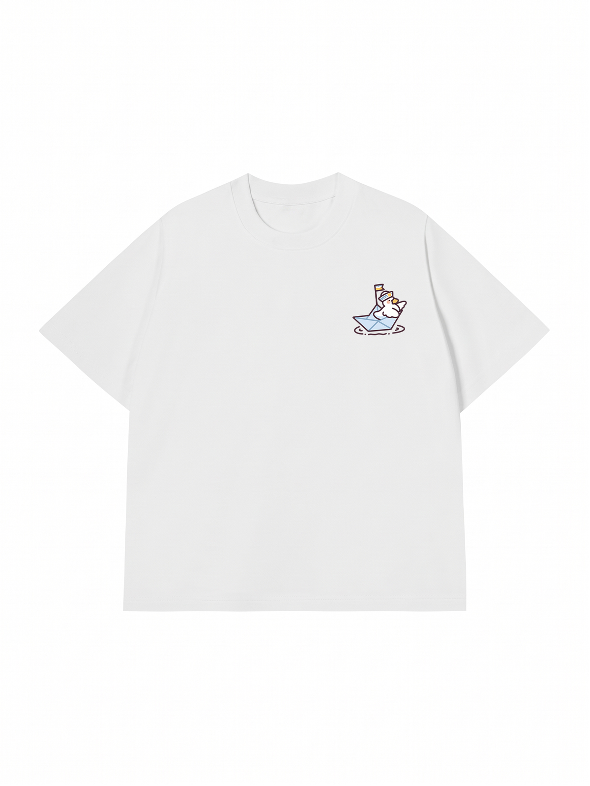 Áo Thun Relaxed Fit Vịt Thuỷ Thủ
