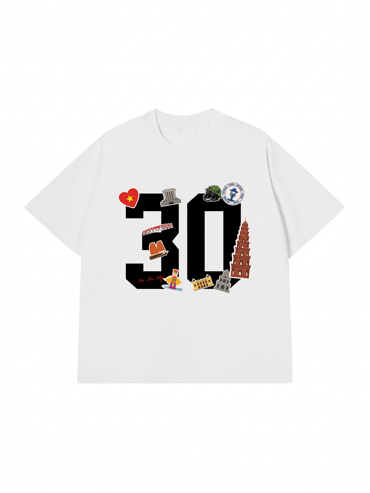 Áo Thun Relaxed Fit Hà Nội 30