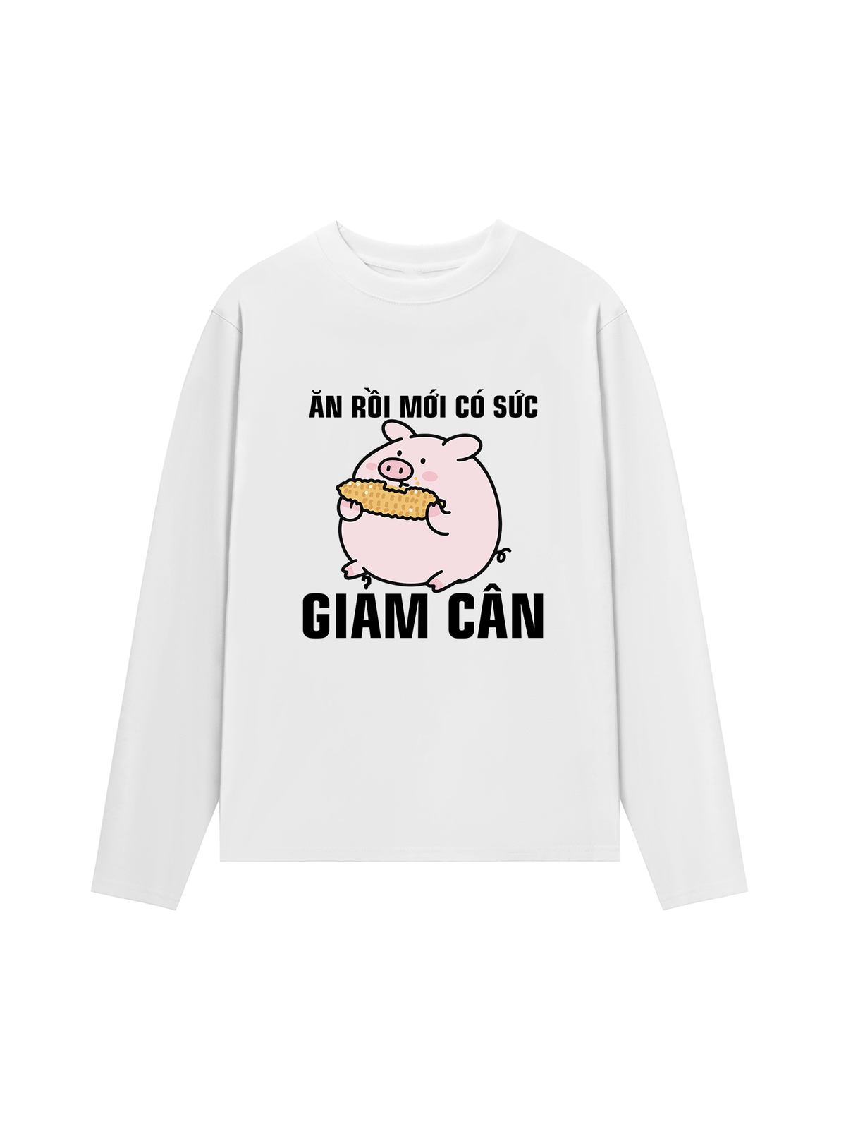 Áo Dài Tay Ăn Rồi Mới Có Sức Giảm Cân