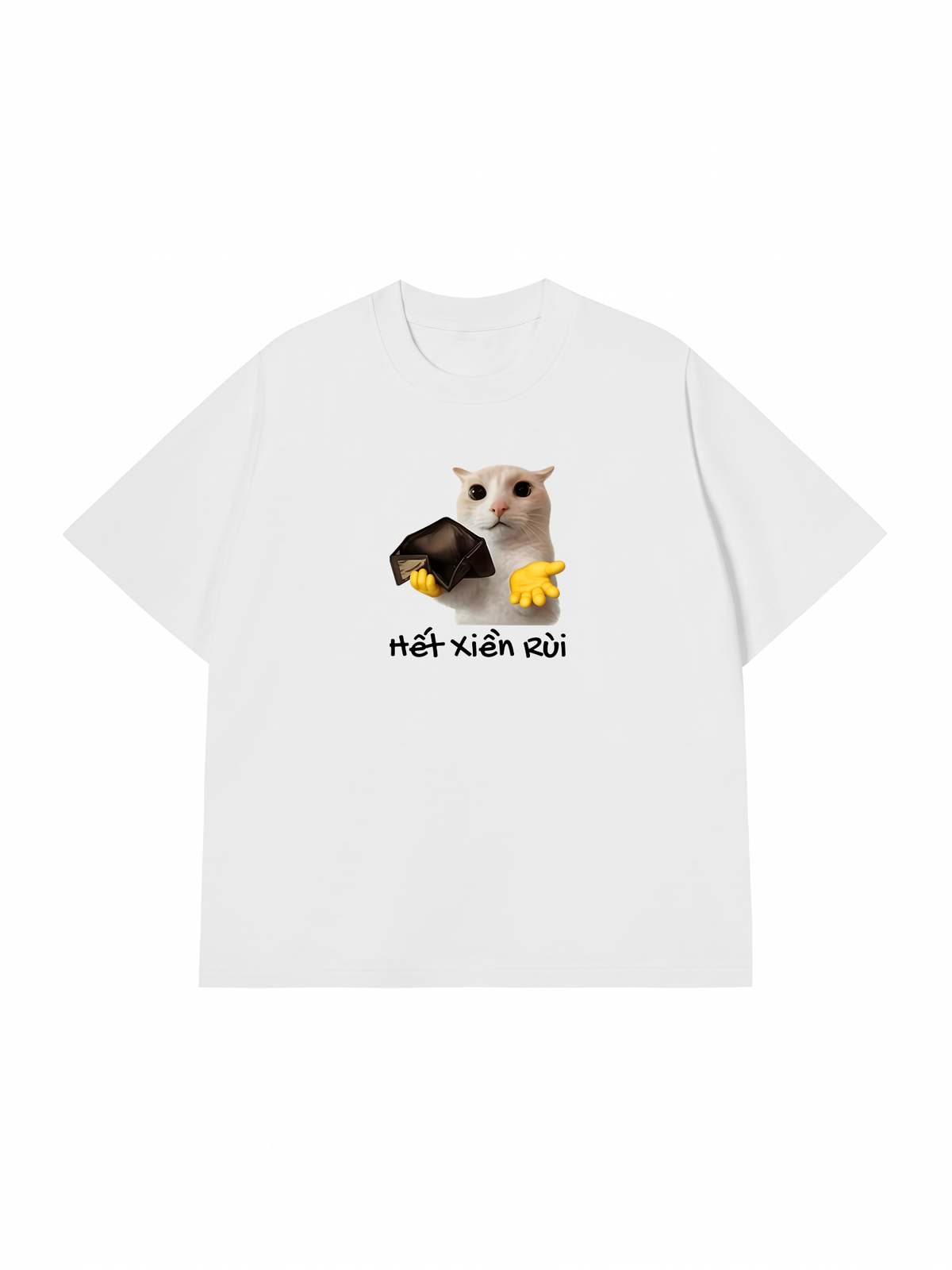 Áo Thun Relaxed Fit Hết Xiền Rùi