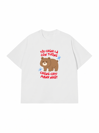 Áo Thun Relaxed Fit Con Tướng Chống Chịu