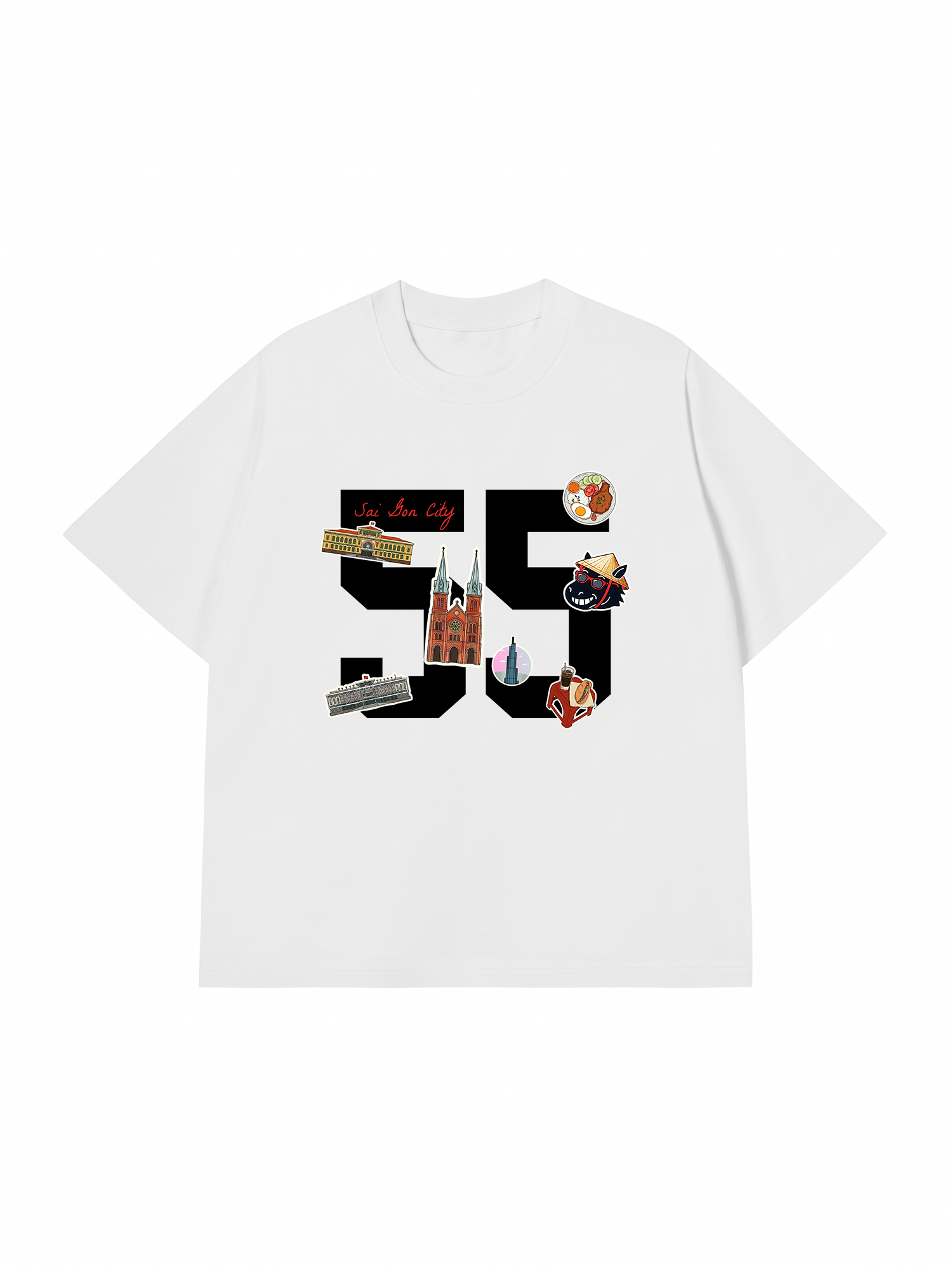 Áo Thun Relaxed Fit Sài Gòn 55