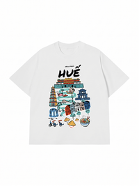 Áo Thun Relaxed Fit Hello From Huế