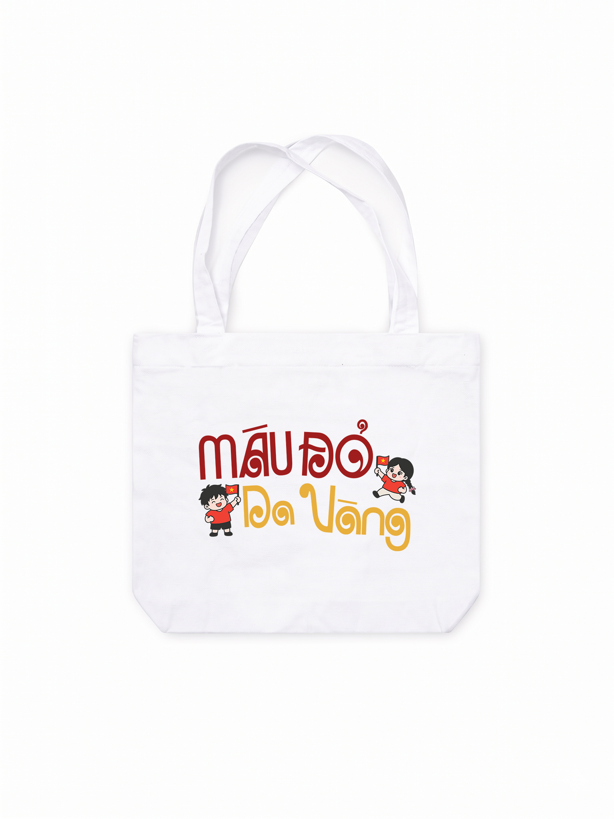 Túi Tote Máu Đỏ Da Vàng