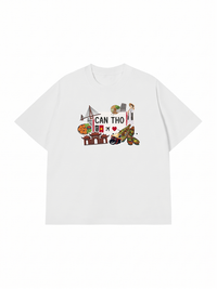 Áo Thun Relaxed Fit Du lịch Cần Thơ