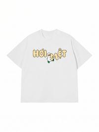 Áo Thun Relaxed Fit Vịt Hơi Mệt