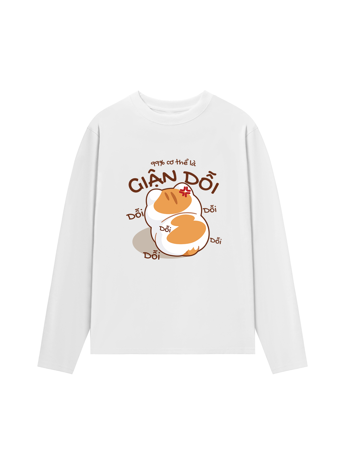 Áo Dài Tay 99% Cơ Thể Là Giận Dỗi