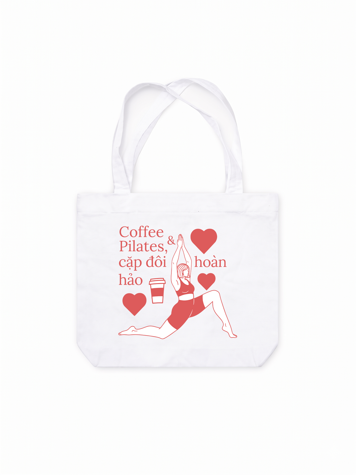 Túi Tote Pilates & Coffee