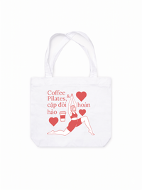 Túi Tote Pilates & Coffee
