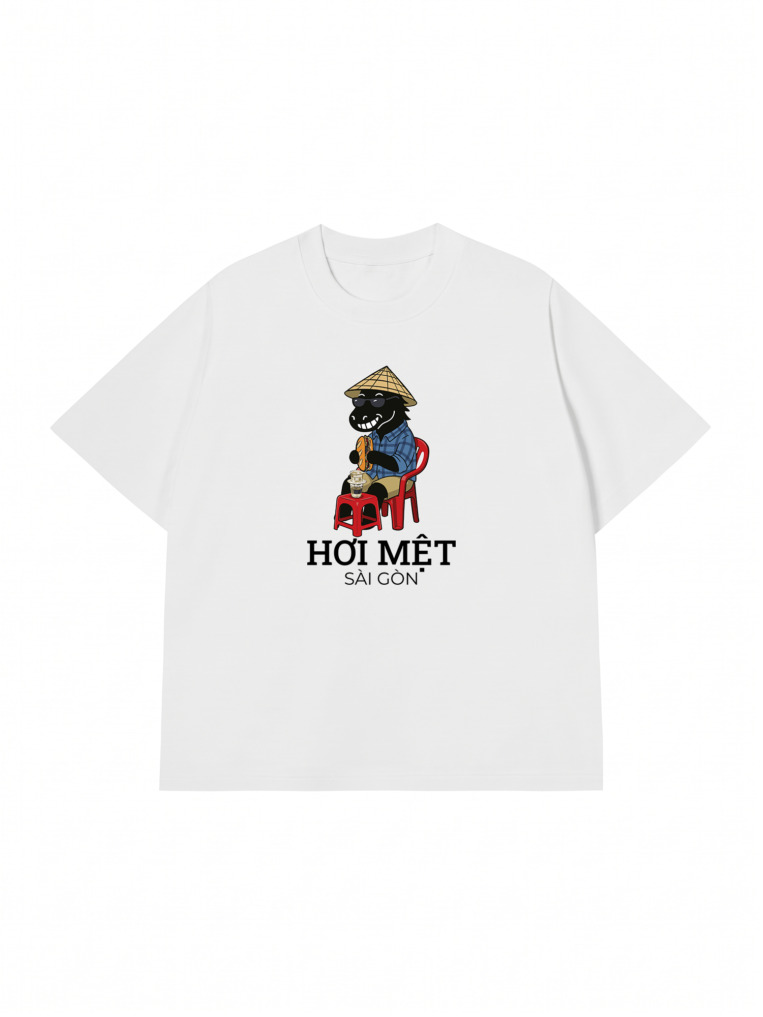 Áo Thun Relaxed Fit Sài Gòn Hơi Mệt