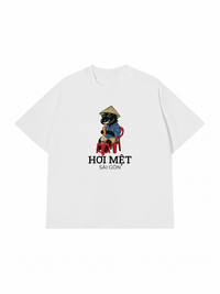 Áo Thun Relaxed Fit Sài Gòn Hơi Mệt