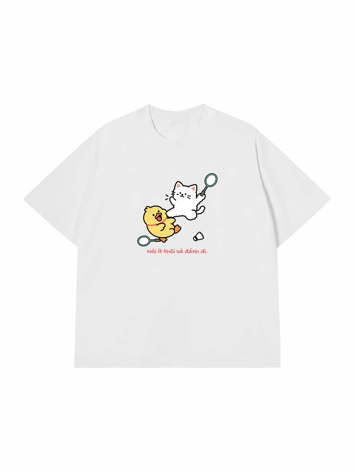 Áo Thun Relaxed Fit Nói Ít Đánh Đi