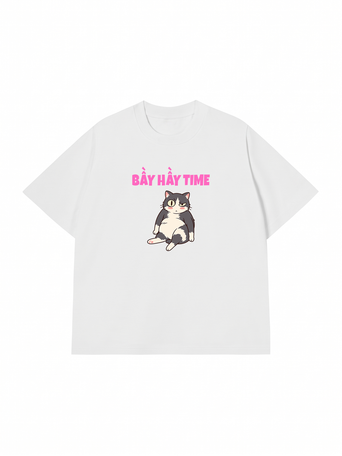 Áo Thun Relaxed Fit Bầy Hầy Time