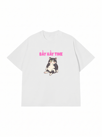 Áo Thun Relaxed Fit Bầy Hầy Time