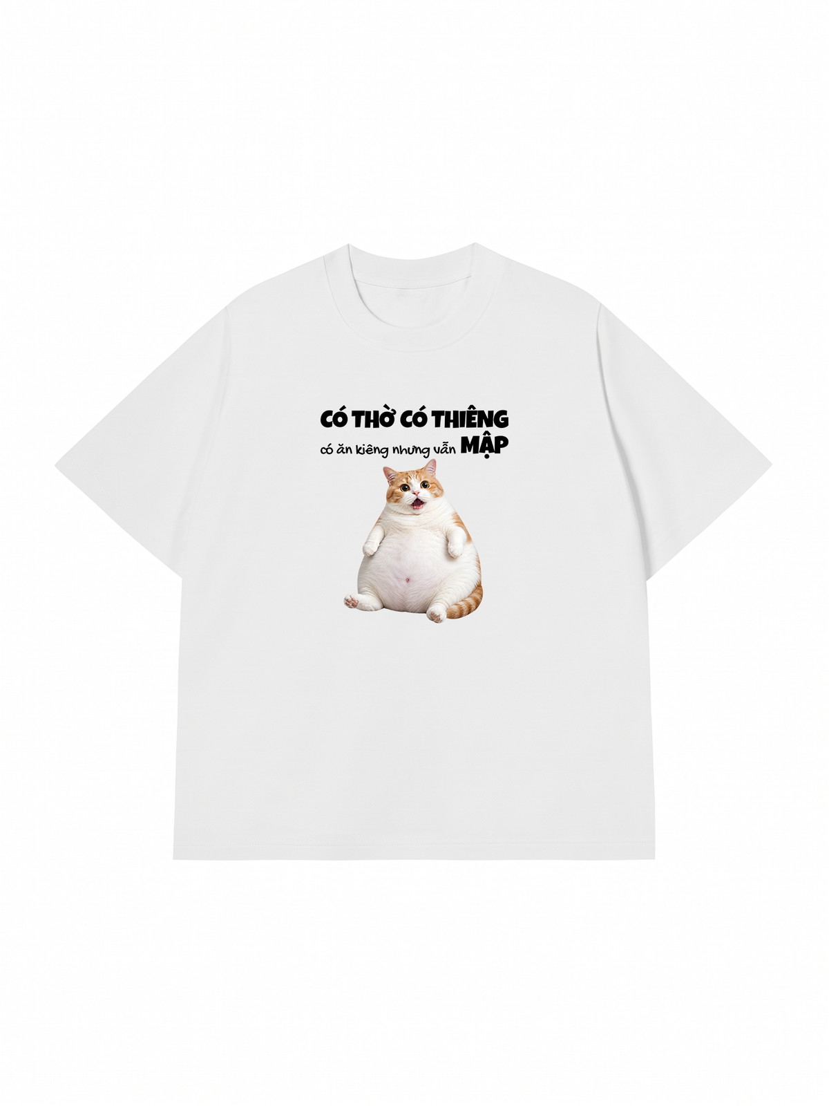Áo Thun Relaxed Fit Có Ăn Kiêng Nhưng Vẫn Mập