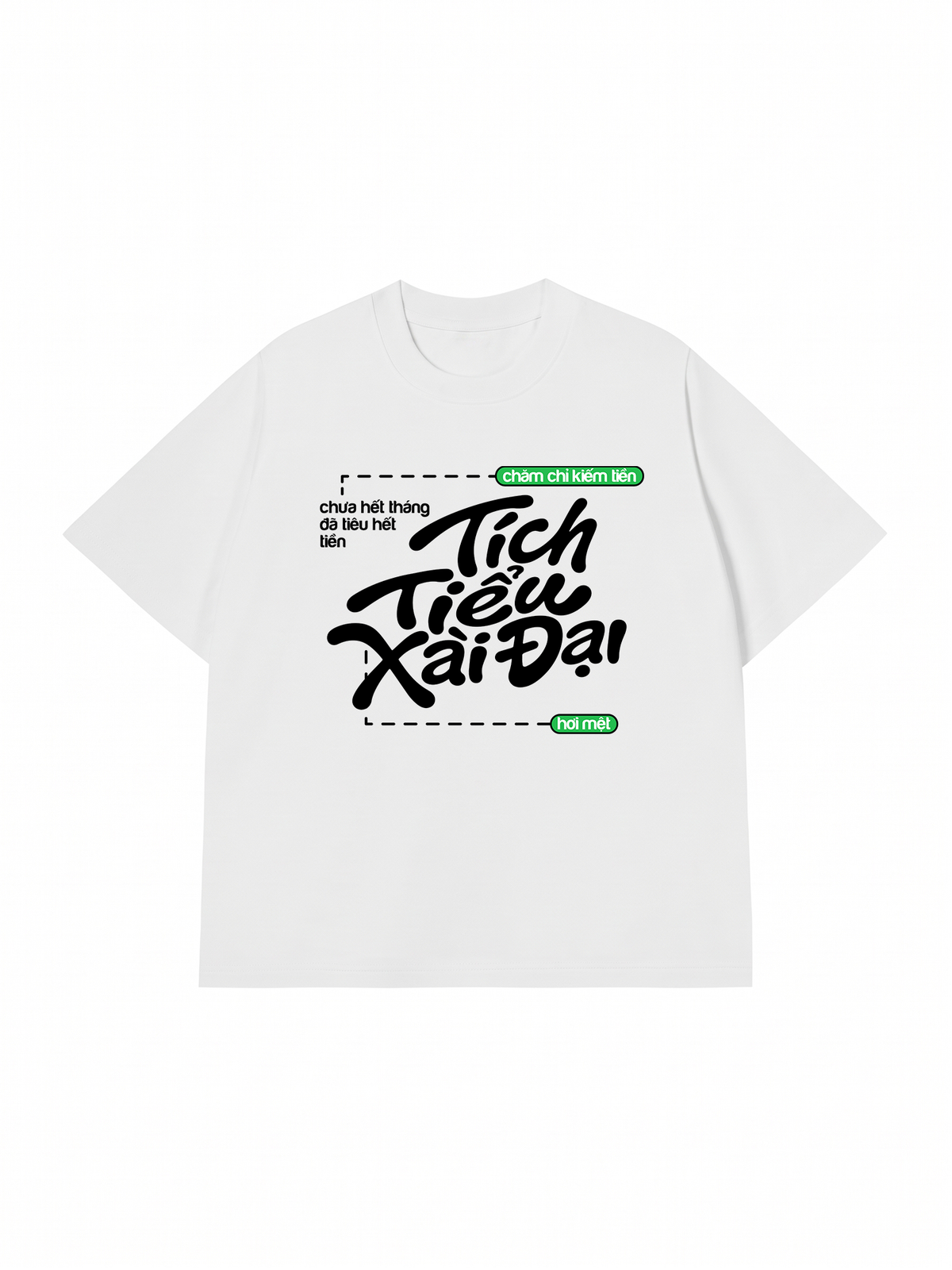Áo Thun Relaxed Fit Tích Tiểu Xài Đại