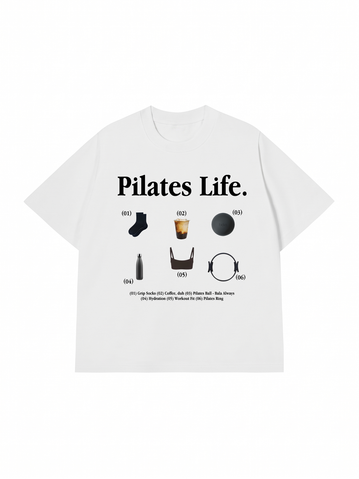 Áo Thun Relaxed Fit Pilates Life