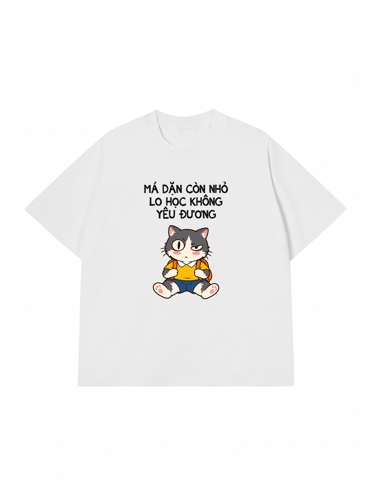 Áo Thun Relaxed Fit Còn Nhỏ Lo Học