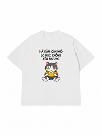 Áo Thun Relaxed Fit Còn Nhỏ Lo Học