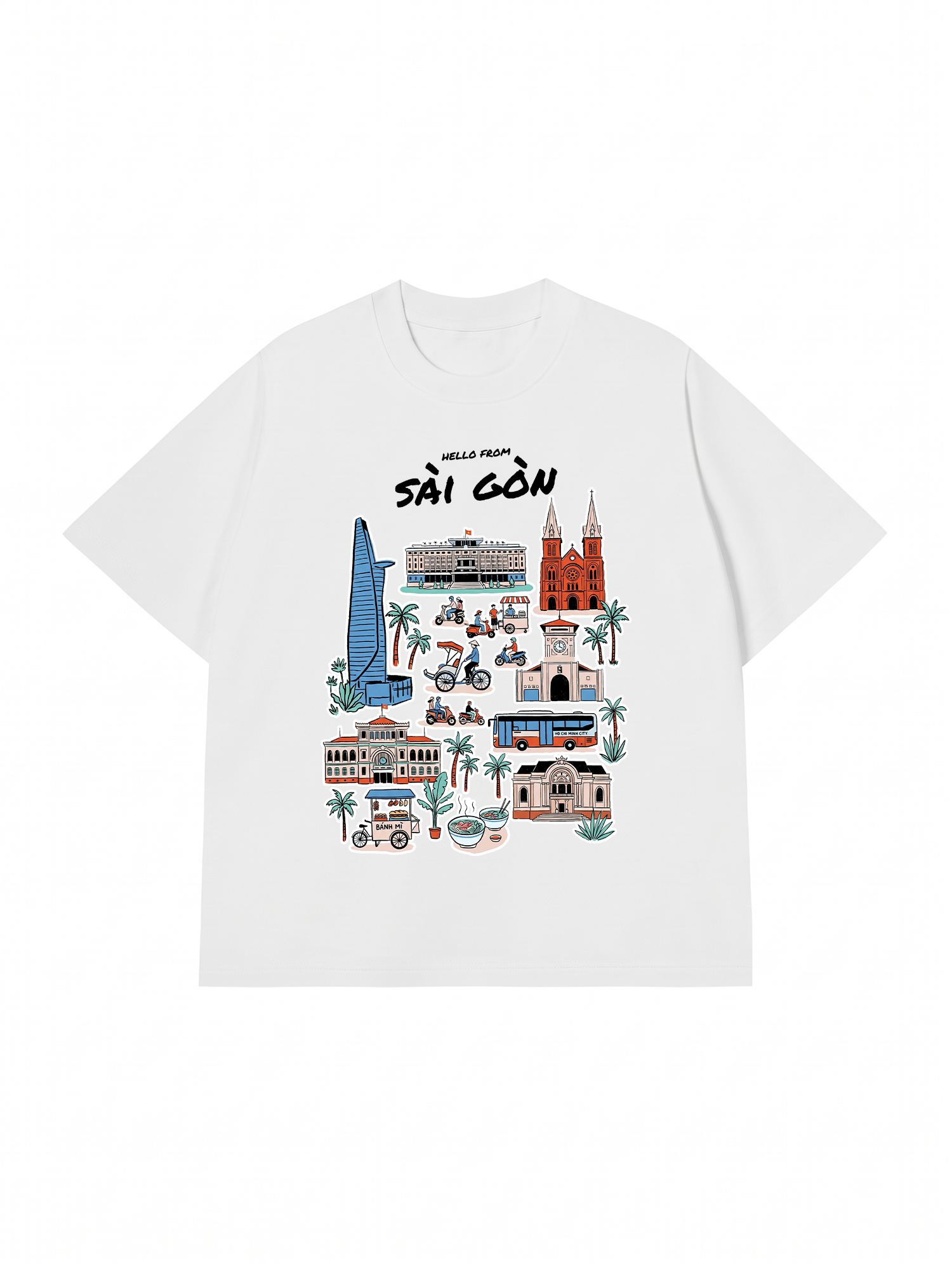 Áo Thun Relaxed Fit Hello From Sài Gòn