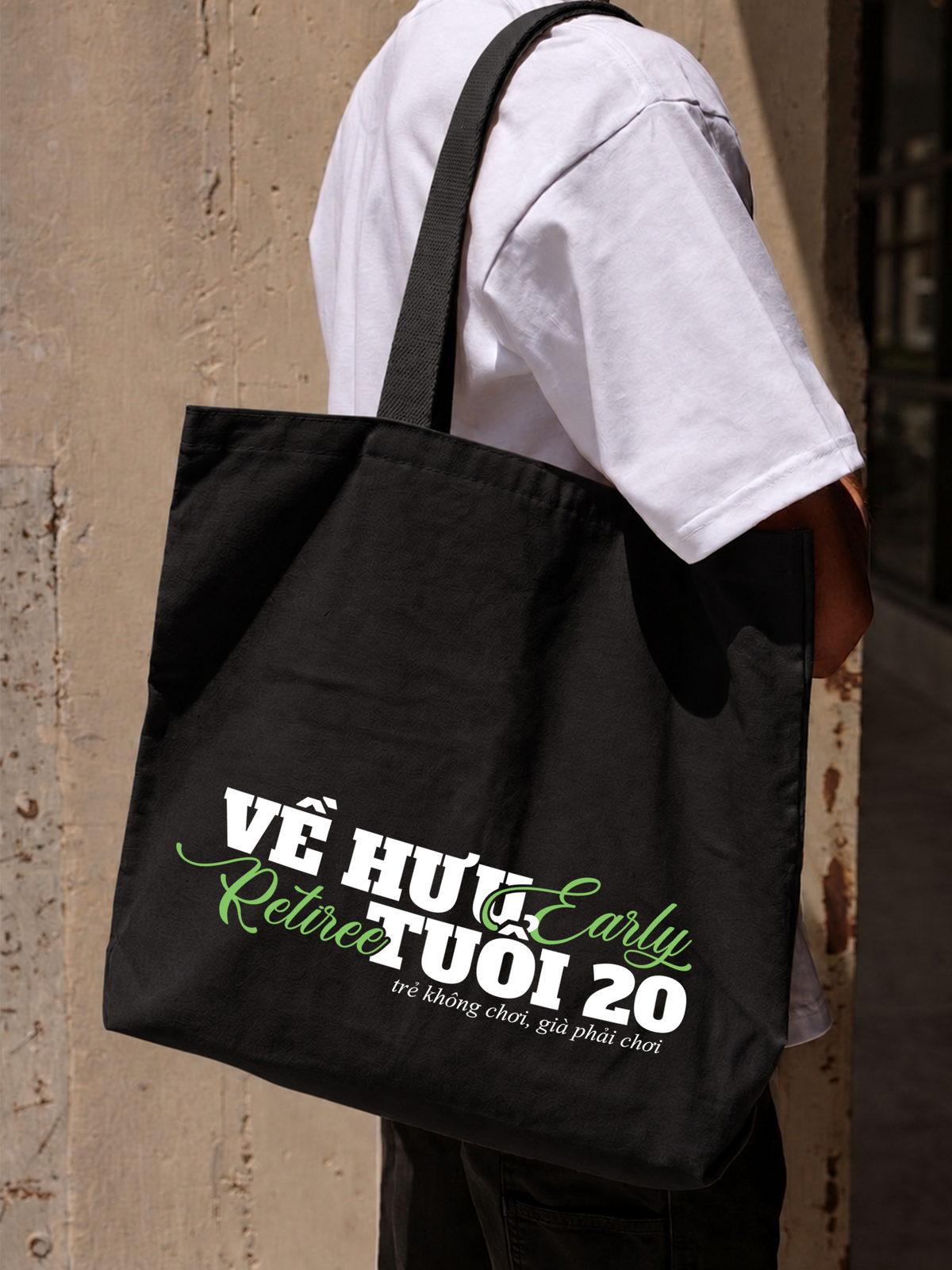 Túi Tote Về Hưu Tuổi 20