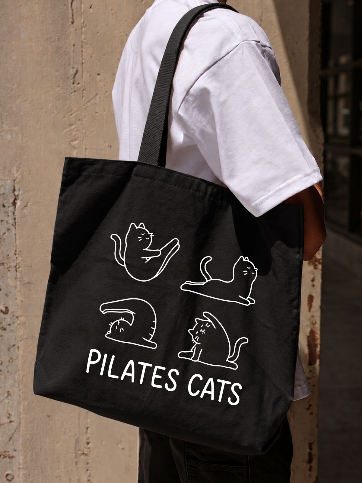Túi Tote Pilates Cat