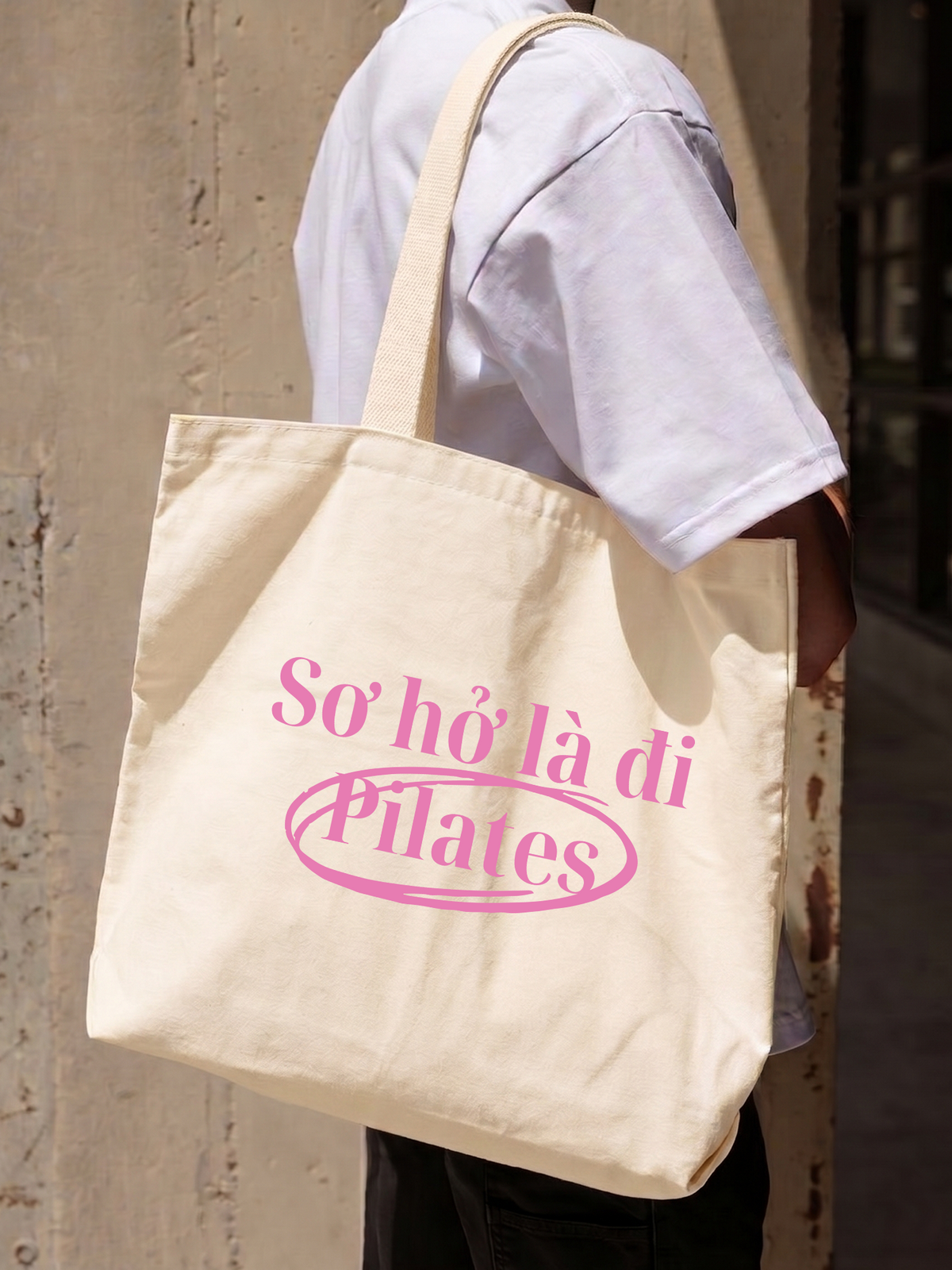 Túi Tote Sơ Hở Là Pilates