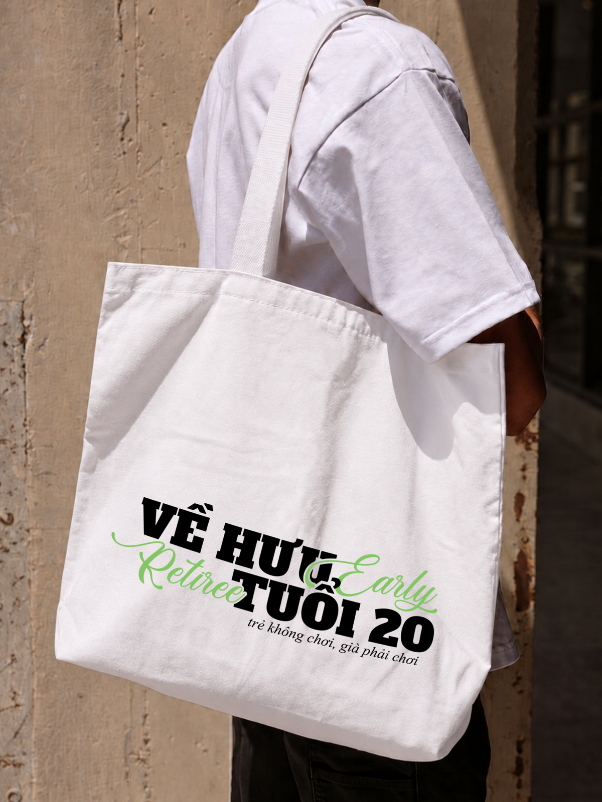 Túi Tote Về Hưu Tuổi 20