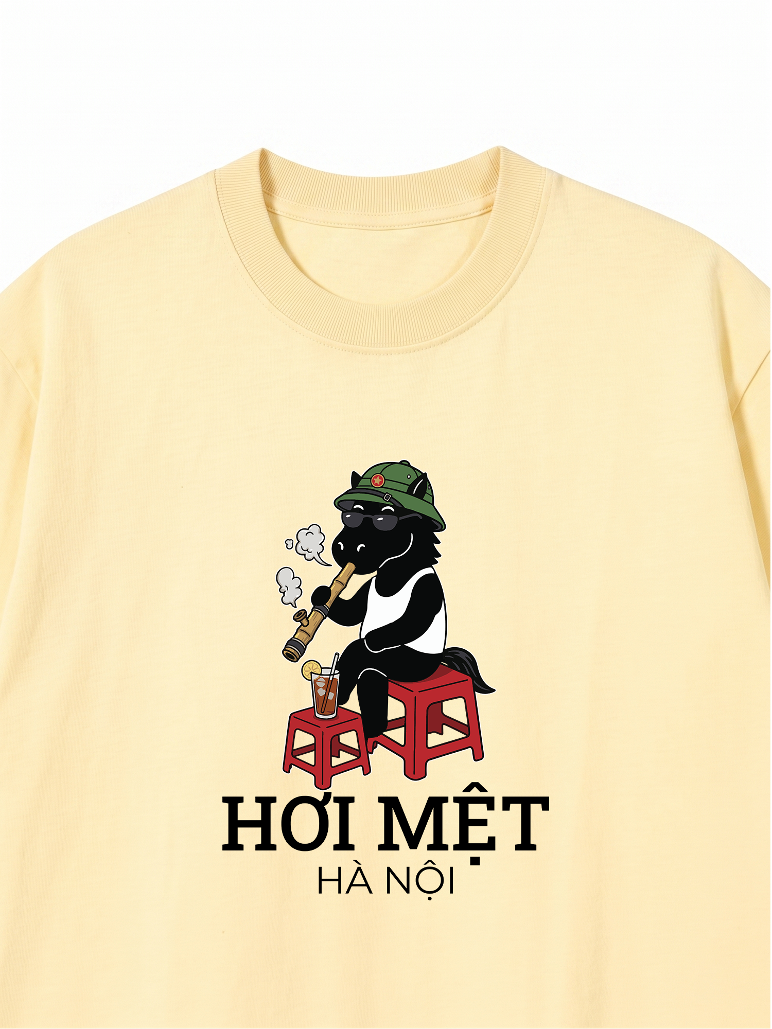 Áo Thun Relaxed Fit Hà Nội Hơi Mệt