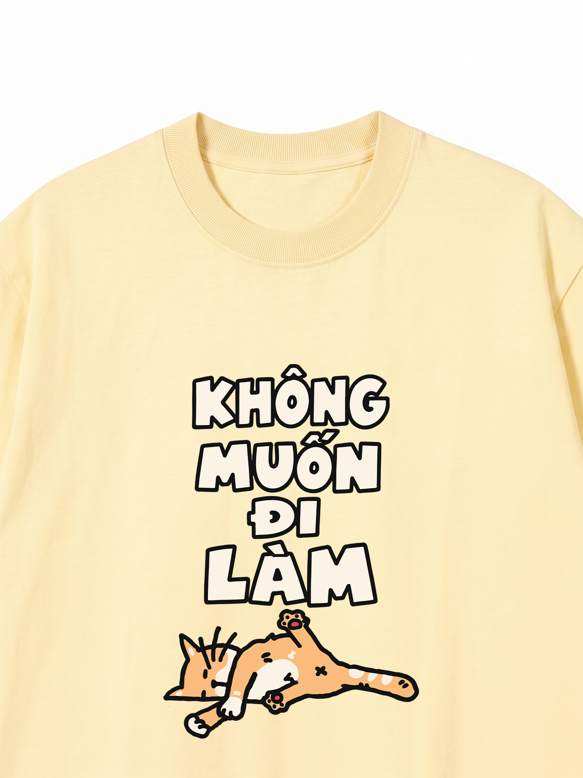 Áo Thun Relaxed Fit Không Muốn Đi