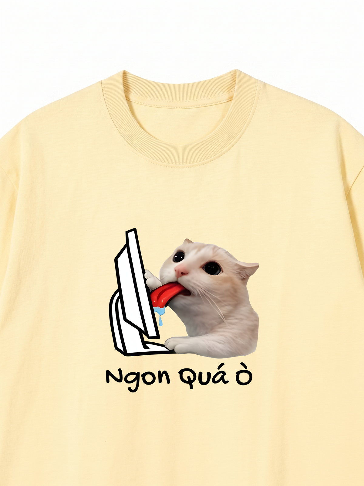 Áo Thun Relaxed Fit Ngon Quá À