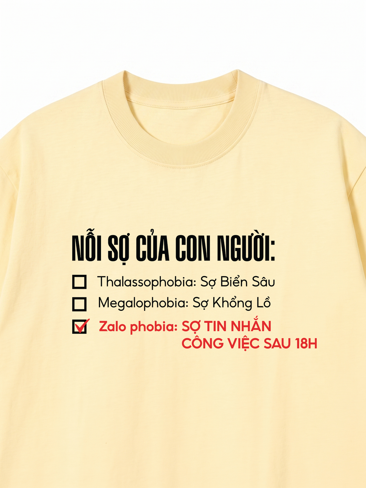 Áo Thun Relaxed Fit Zalophobia