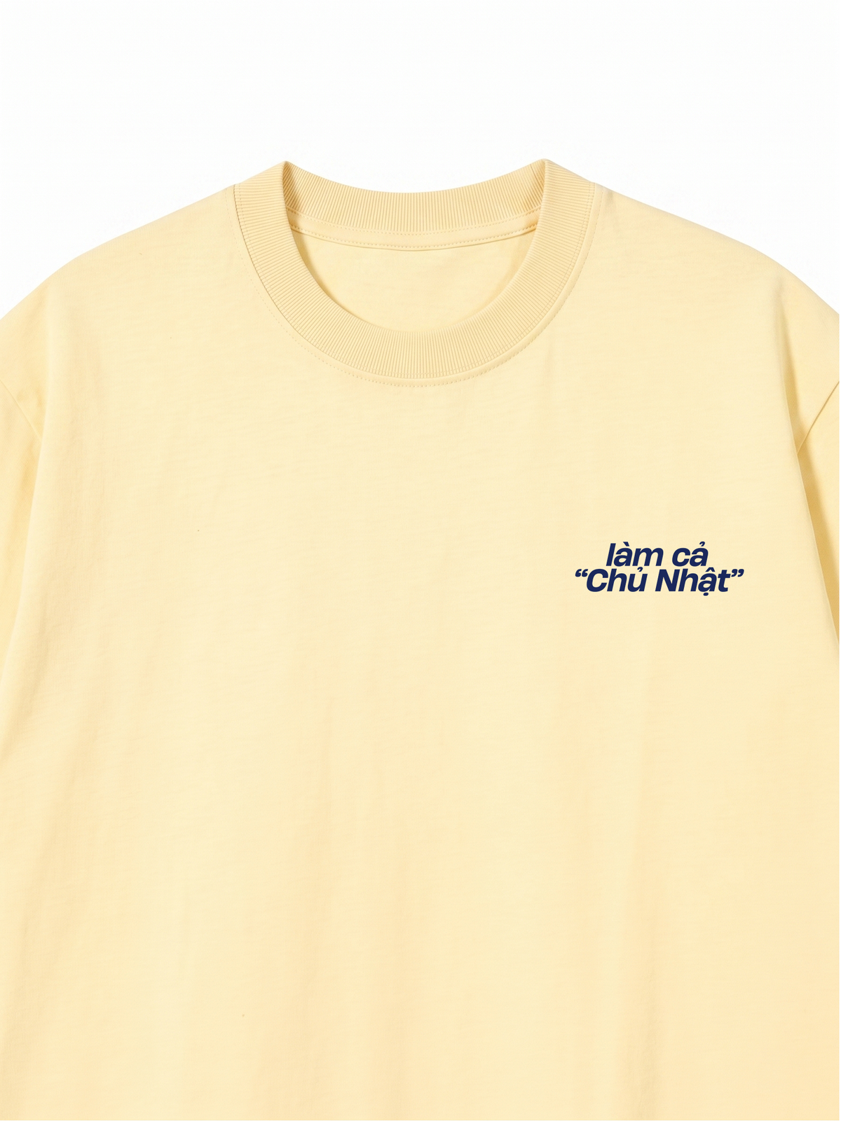 Áo Thun Relaxed Fit Làm Cả Chủ Nhật