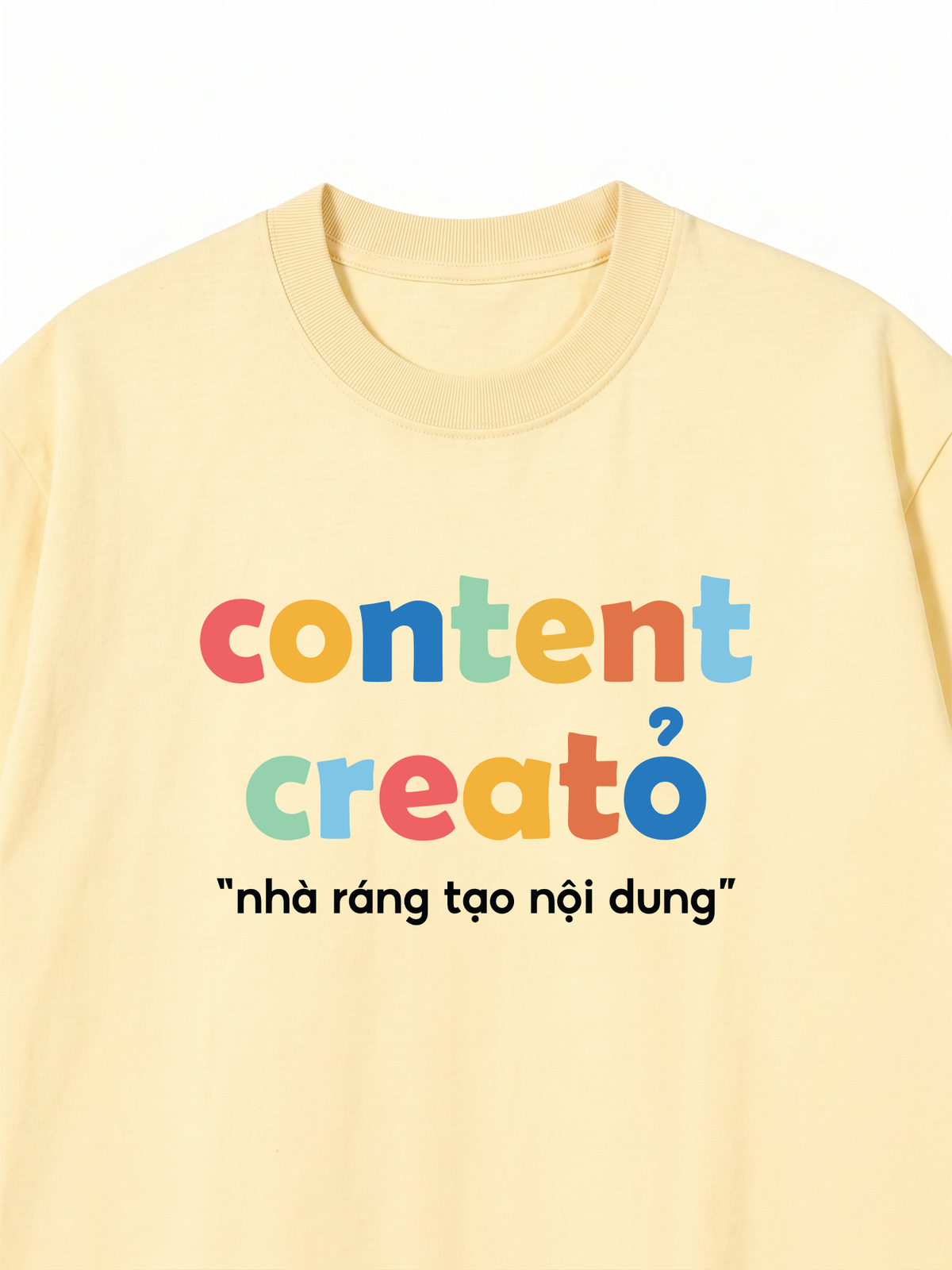 Áo Thun Relaxed Fit Content Creator