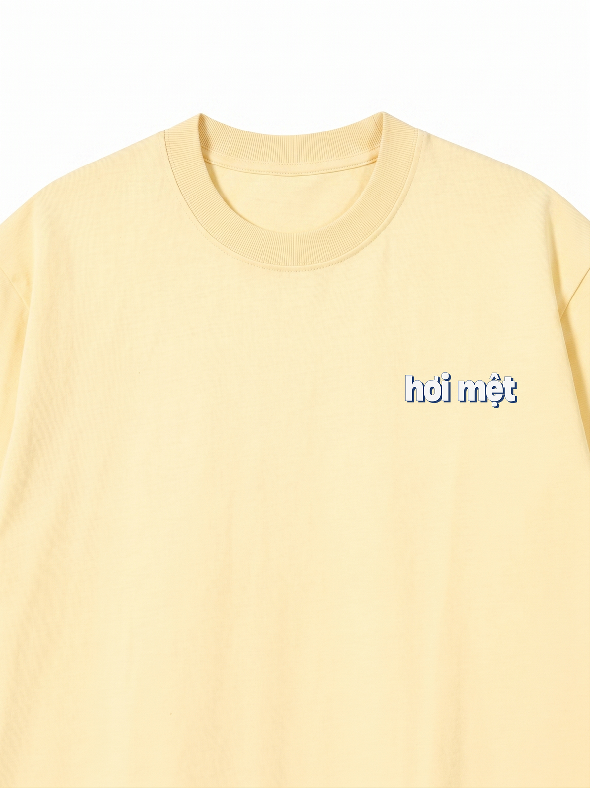 Áo Thun Relaxed Fit Thẳng Lưng Lên