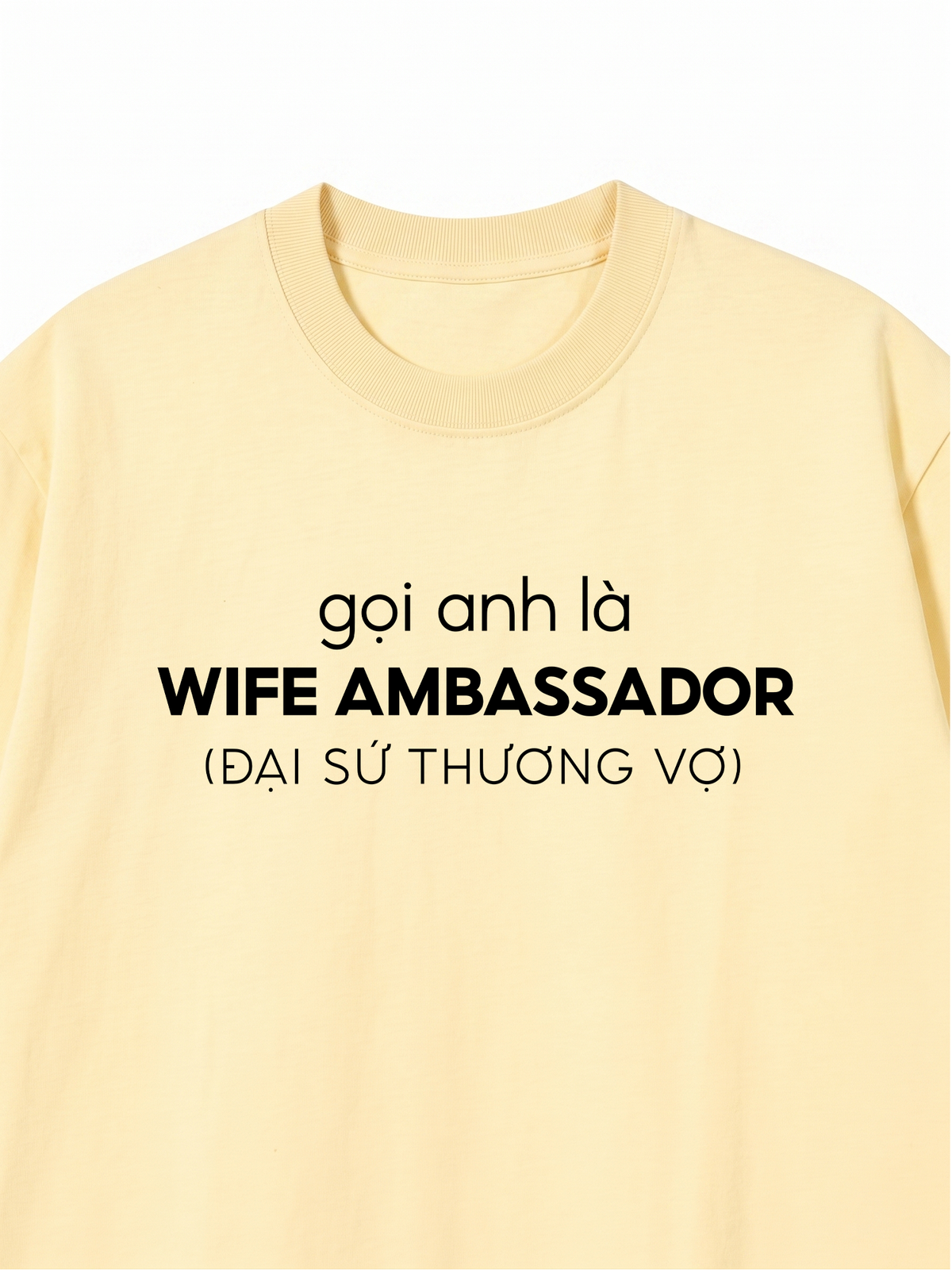 Áo Thun Relaxed Fit Đại Sứ Thương Vợ