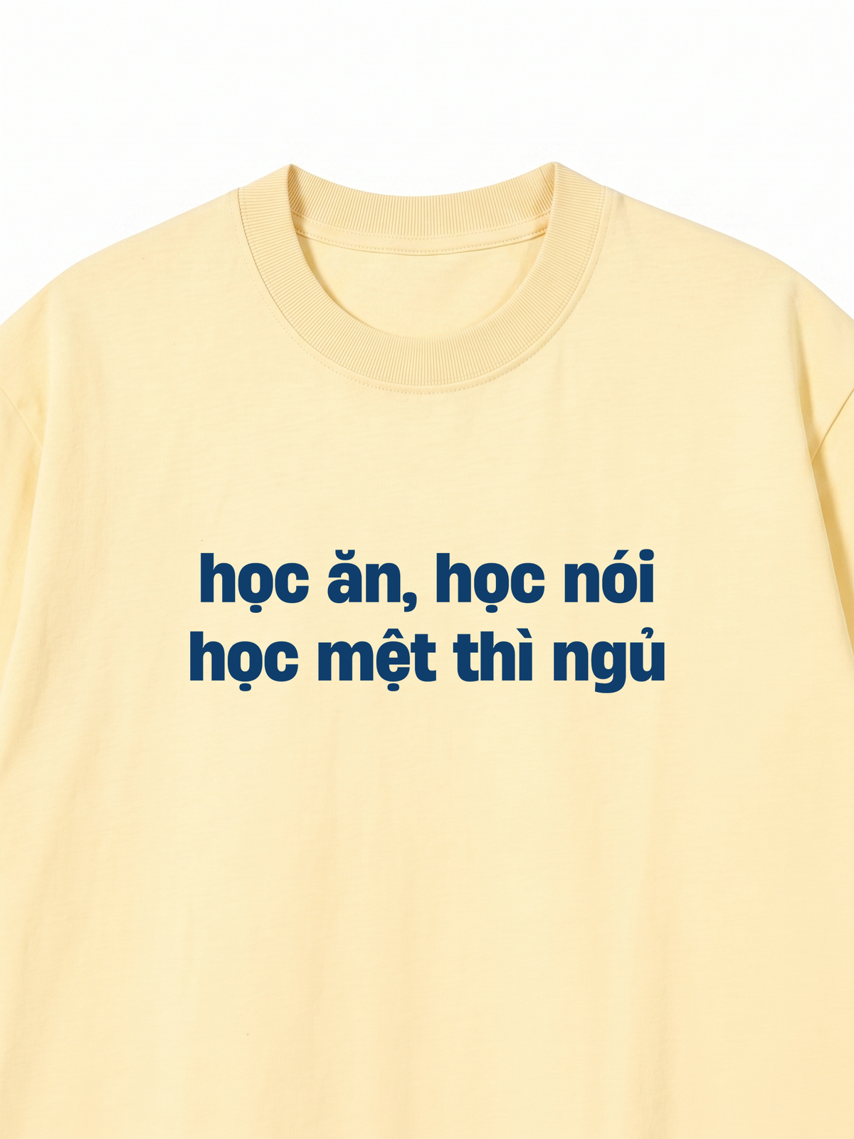 Áo Thun Relaxed Fit Học Mệt Thì Ngủ